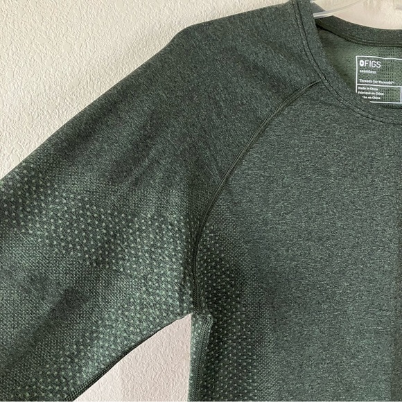 FIGS Salta Seamless Longsleeve Underscrub T-Shirt 2XL Medical Nurse Doctor Green - Picture 2 of 11